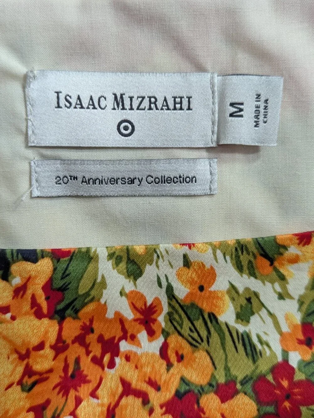 NWOT ISAAC MIZRAHI x Target Cotton Floral Dress Size M - Picture 12 of 16